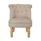 LPD Furniture Charlotte Fabric Accent Chair Beige