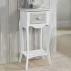 LPD Furniture Brittany 1 Drawer Bedside Cabinet