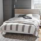 LPD Furniture Stockholm Double Bed White Oak