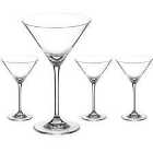 Auris Collection Martini Glasses Set Of 4