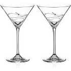 Soho Collection Martini Glasses Set Of 2