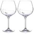 Diamante Home Petit Heart Collection Gin Glasses - Set Of 2