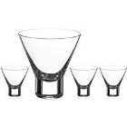Auris Collection Stemless Martini Glasses Set Of 4