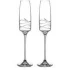 Soho Collection Champagne Flutes Set Of 2