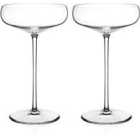 Diamante Home Elegance Collection Champagne Saucers - Set Of 2