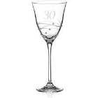 Diamante Home 30Th Birthday Crystal Wine Glass Adorned With Swarovski Crystals
