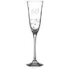 Diamante Home 60Th Birthday Champagne Flute Adorned With Swarovski Crystals