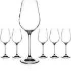 Auris Collection White Wine Glasses Set Of 6