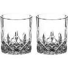 Diamante Home Dorchester Collection Whisky Tumblers Set Of 2