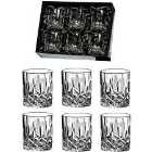 Diamante Home Dorchester Collection Whisky Tumblers Set Of 6