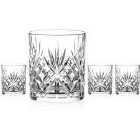 Diamante Home Chatsworth Collection Whisky Tumblers Set Of 4