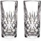 Diamante Home Chatsworth Collection Hi Ball Tumblers Set Of 2