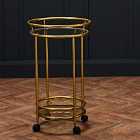 LPD Furniture Collins Drinks Trolley In Gold