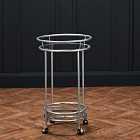 LPD Furniture Collins Drinks Trolley In Silver