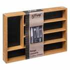 Cutlery Tray 5 Compartment - Bamboo