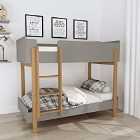 LPD Furniture Hero Bunk Bed Grey Oak