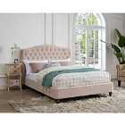 LPD Furniture Sorrento Double Bed Pink