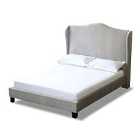 LPD Furniture Chateaux Wing Bed Double Silver