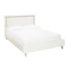 LPD Furniture Crystalle Double Bed White
