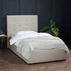 LPD Furniture Lucca Single Bed Beige