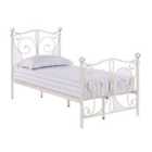 LPD Furniture Florence Single Bed White
