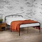 LPD Furniture Milton Small Double Bed Black