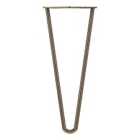Rothley 350Mm 2 Pin Hairpin Leg Antique Brass Set Of 4