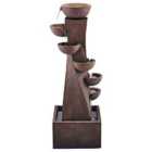 Serenity 6 Tier Bowl Tower Water Feature