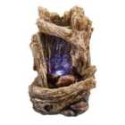 Serenity Tabletop Tree Trunk Water Feature