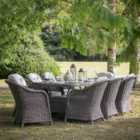 Louis 8 Seater Oval Dining Set
