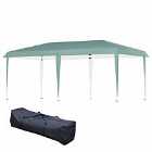 Outsunny 6 X 3M Pop Up Gazebo Patio Party Event Heavy Duty Canopy - Green