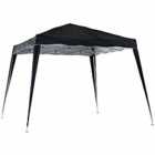 Outsunny Garden Pop Up Gazebo Tent Marquee Party Steel Water-resistant 3 X 3M - Black