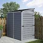 Canopia by Palram SkyLight Pent Shed 4' x 6' Grey