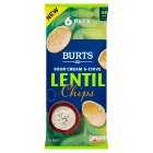 Burts Sour Cream Chive Lentil Chips, 5x16g
