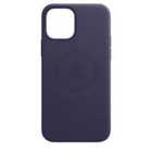 Apple Official iPhone12 Pro Max Leather Case with MagSafe - Deep Violet