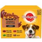 Pedigree Wet Dog Food Pouches with Beef, Liver and Vegetables in Gravy 12 x 100g