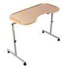Nrs Healthcare Adjustable Curved Over Bed & Over Chair Table