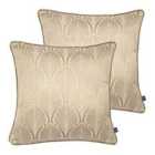 Prestigious Textiles Boudoir Twin Pack Polyester Filled Cushions Satinwood