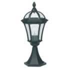 Luminosa Drayton Outdoor Pedestal Light Black IP44, E27