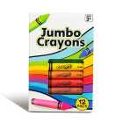 Grafix Jumbo Crayons 12 per pack
