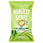 Harvest Snaps Sour Cream & Chives Crunchy Lentil Rings 6 x 17g
