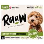 Raaw Complete Pet Food For Your Dog Lamb Adult Dogs 6 x 200g