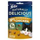 Felix Naturally Delicious Chicken Cat Treats 50g
