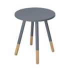 LPD Furniture Costa Side Table Grey