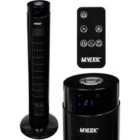Mylek 34" Tower Fan Electric Oscillating With Remote Control - Black
