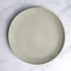 Amalfi Reactive Glaze Stoneware Dinner Plate, Grey