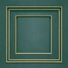 Belgravia Decor Amara Panel Green/Gold Wallpaper - Sample
