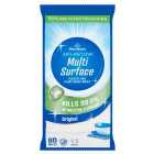 Morrisons Antibacterial Plastic Free Wipes Original 80 per pack
