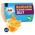 Dole Mandarins In Orange Jelly Fruits Snacks 4 x 113g