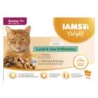IAMS Delights Senior Land and Sea Collection in Gravy Cat Food 12 x 85g